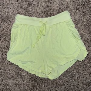 Lime green Colsie Lounge shorts